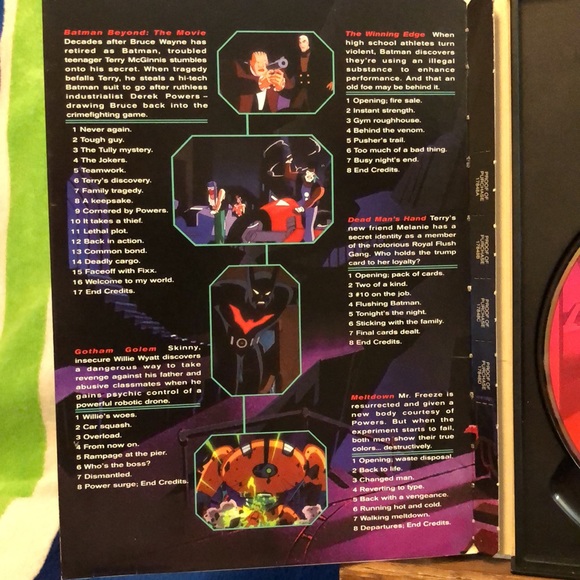 Batman Beyond (DVD, 1999) Snap Case - Picture 9 of 9